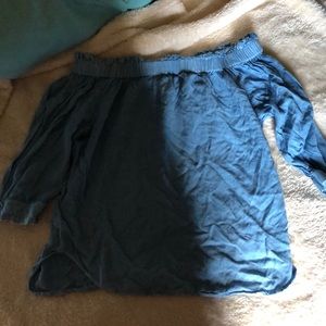 off the shoulder shirt